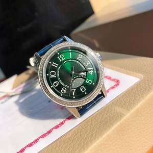 Montre JL de haute qualité avec diamants véritables, acier inoxydable, cristal saphir, bracelet en cuir de crocodile, montre mécanique importée - Product Image 2