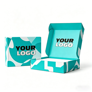 Custom Glossy Lamination Corrugated Paper Boxes Shoes & Clothing Shipping Packaging <b>Box</b> Logo Eco Friendly Recyclable Mailer <b>Box</b> - Product Image 1