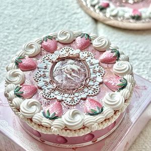 Fleur connaît fraise Cupidon maquillage <span class=keywords><strong>poudre</strong></span> de finition <span class=keywords><strong>poudre</strong></span> pressée mat doux longue durée maquillage étanche contrôle de l'huile - Product Image 1