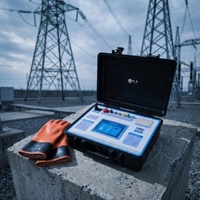 LANGXIN HCBP Probador de Voltaje y Amperaje de Frecuencia Variable de Alta Precisión 1% con Protección IP55, Salida de 1000V y Punto de Inflexión Automático