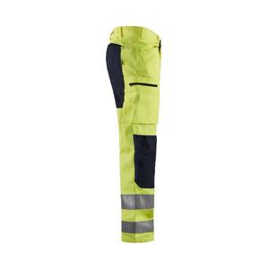 BLAKLADER - 158518113399C50 Hi-Vis <b>trousers</b> with <b>stretch</b> Yellow/<b>Black</b> - EAN 7330509703014 HI-VIS WORKWEAR - Product Image 4
