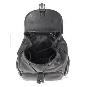 2026 Luxury PU <b>Leather</b> Black Women's Original Designer Laptop <b>Backpack</b> Multi Layer <b>Large</b> Capacity for Business Use - Product Image 6