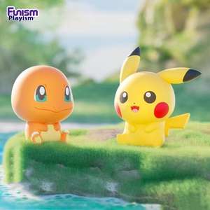 Figurine Pikachu en boîte mystère faite à la main par Playism Baokemeng, jouet mignon en PVC grainé, série Little Adventure, personnage Frozen 1/12 - Product Image 5