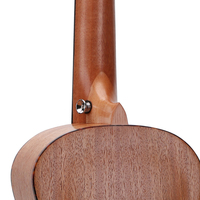 Ukulele ténor 23 pouces 26 pouces, vente en gros en Chine, ukulele professionnel, corps en contreplaqué de sapelli, pont en palissandre, ukulele mat à vendre