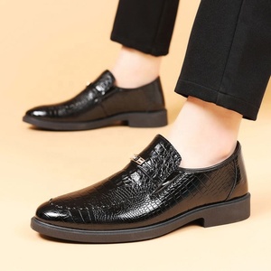 Chaussures pour hommes de style <span class=keywords><strong>vintage</strong></span> à motifs animaliers, grande taille, chaussures habillées formelles à enfiler, décontractées, printemps, bureau et carrière - Product Image 2