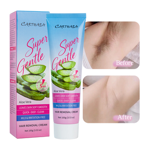Crema Depilatoria Herbal de Aloe Vera de Marca Privada, Suave, Calmante, Hidratante y de Acción Rápida para el Cuerpo - Product Image 6