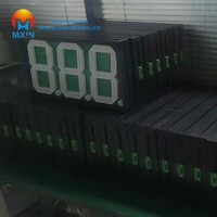 Affichage numérique à tube à segments de 10 pouces pour extérieur, grand format, protocole Modbus-RTU, 4 bits, RS485, étanche