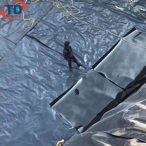 Geomembrana in LDPE 60mil 80mil per rivestimento laghi artificiali, geomembrana in HDPE 1mm 1.5mm 2mm 0.75mm per rivestimento stagni salati - Product Image 3