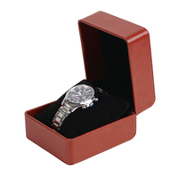 Boîtes à montres en similicuir de luxe avec logo personnalisé, étuis cadeaux, emballage de voyage, étui à montre en cuir, Caja Para Reloj, boîte à montre portable