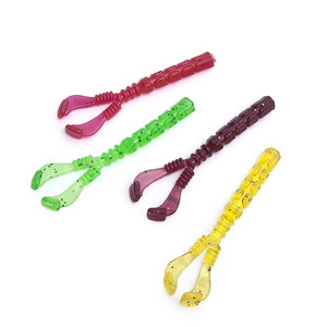 Leurre souple flottant double queue tourbillon Micro-Lure Northern <span class=keywords><strong>Expedition</strong></span> 4,2 cm 0,3 g avec hameçon anti-herbe à pointe verte pour la pêche - Product Image 1