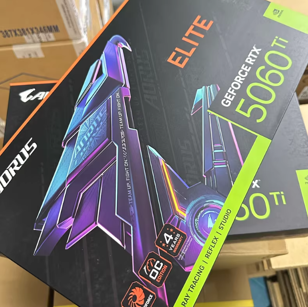 RTX 5060Ti 16GB AI Independent Graphics Card for Gaming E-Sports Design New DDR Fan PCI Express 4.0 DP Output for Workstation
