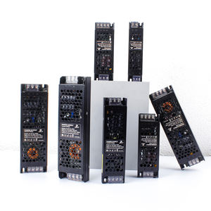 Unidades de fuente de alimentación de controlador LED ultrafino de carcasa de hierro 12V 24V 100W 200W 300W Smps fuente de alimentación conmutada para tiras Led - Product Image 1
