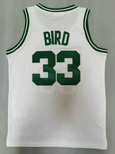 2025 lnatest Топ сшитый баскетбольный трикотаж 0 Jayson Tatum 7 Jaylen Brown 33 Larry Bird 34 Pierce 5 Garnett - Product Image 5