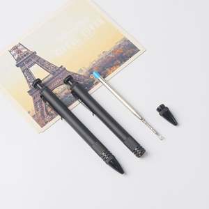 Bolígrafo Personalizable de Metal Negro para Negocios, Ancho de Escritura de 1.0 mm, Regalo Corporativo con Logotipo Personalizado - Product Image 6