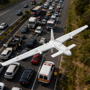 Dron VTOL Eléctrico de Despliegue Rápido para Terrenos Montañosos Complejos, Despegue Vertical, Capacidad de Carga de 15 kg, 80 km - Product Image 3