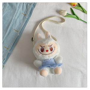הסיטונאי חמוד labubu קריקטורה שקית crossbody תיק בובה סטודנט בעל חיים רך קטיפה תיק צעצוע - Product Image 5