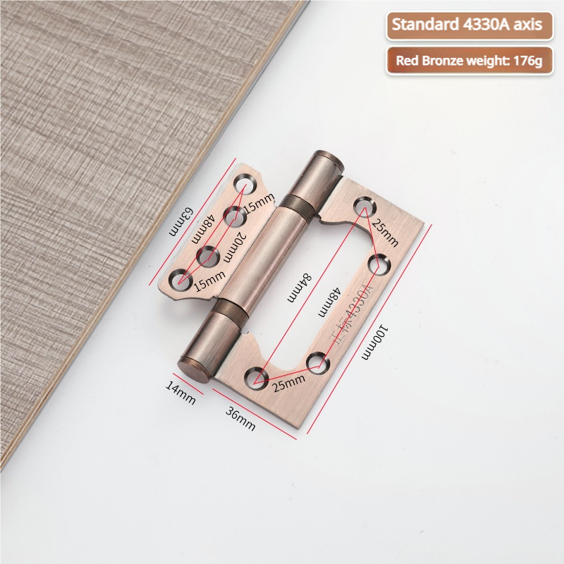 Bronze de rouge de 4*3*3.0mm