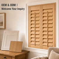 Proveedor Mayorista de Persianas de Madera Personalizadas OEM ODM para Proyectos B2B Globales y Soluciones de Cubiertas para Ventanas Comerciales