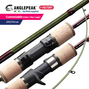 Canne à pêche au jigging <span class=keywords><strong>en</strong></span> fibre <span class=keywords><strong>de</strong></span> carbone Factorysale avec poignée <span class=keywords><strong>en</strong></span> liège et anneaux LS, 1,83 m et 1,91 m, pour la pêche au grouper <span class=keywords><strong>en</strong></span> eau salée - Product Image 1
