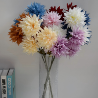 Vente flash : Fleurs artificielles de dahlias pour bouquets de mariage, centres de table, arrangements et bouquets de demoiselles d'honneur