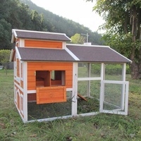 En bois conceptions de maison de poulet coop poule clapier maison d'animal familier avec la grande course