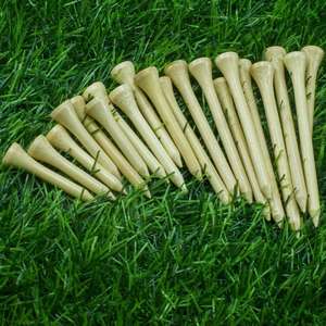 Juego de camisetas de golf profesionales de bambú natural 40/100/500 piezas sistema estable duradero para reducir la fricción accesorios giratorios a granel - Product Image 5