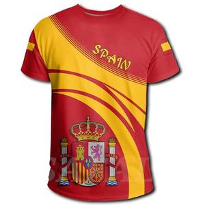 Maglia della Nazionale Spagnola 2026, T-shirt Sportiva Traspirante ad Asciugatura Rapida 3D per Uomini e Bambini, Abbigliamento Coordinato per Famiglia - Product Image 1