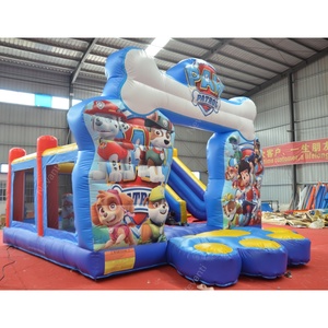 บ้านลมรูปอุ้งเท้าสุนัขสำหรับเช่าจัดงานปาร์ตี้ บ้านเด้งสำหรับสุนัข - Product Image 2