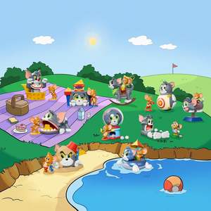 POP MART <span class=keywords><strong>Tom</strong></span> e <span class=keywords><strong>Jerry</strong></span> Serie Funfair Blind Box Figure da Collezione Giocattoli Regalo di Compleanno per Ragazze e Ragazzi - Product Image 5