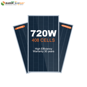 Panel solar <span class=keywords><strong>BLUESUN</strong></span> de alta eficiencia de 750W, Panel bifacial de Tejas tipo N con certificado CE TUV para STOCK DE LA UE - Product Image 2