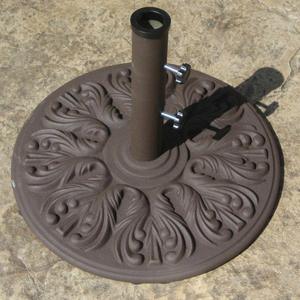 Marbre <span class=keywords><strong>Fonte</strong></span> Plastique Rond Rempli d'Eau Plage Jardin Résine Soleil Extérieur Parapluie <span class=keywords><strong>Parasol</strong></span> Base avec Roues PLUS DESIGN - Product Image 3