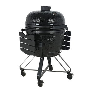 <span class=keywords><strong>SEB</strong></span> 26" Barbecue Kamado Géant Moderne en Céramique et Acier Inoxydable avec Système de Retenue de Chaleur Ultime et Allumage Électronique - Durable pour les Fêtes de Famille - Product Image 3