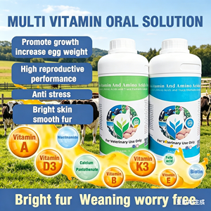 <b>Feed</b> Grade Oral Solution Multivitamins Animal Growth Booster Enhanced Absorption Body Strengthening - Product Image 2