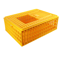 Cage/boîte de transport en plastique pour volailles (poulets/canards/pigeons/colibris)