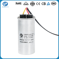 Condensateur à film époxy CBB65 25-50uf 450V en aluminium pour climatiseur, fourni directement par l'usine DAZHAO, certifié CE CQC TUV