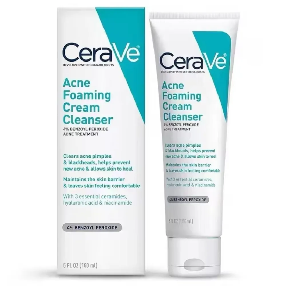 Cera 150ML 4% Benzoyl Peroxide Face Deep Cleansing Acne Foaming Cream Cleanser