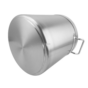 Olla para Sopa de Acero Inoxidable con Tapa, Apta para Lavavajillas, para Cocina de Gas e Inducción, Diseño Minimalista - Product Image 2