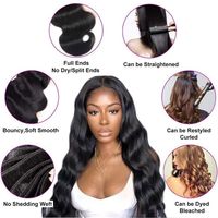 Cheveux vierges brésiliens Remy 100% vison de qualité 9A 10A, provenant du Henan, Chine, cheveux vierges brésiliens bruts non traités, fermeture de cheveux