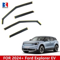 En el canal Protectores de lluvia Visor de ventana Deflectores de viento Viseras de ventilación para 2025 FORD EXPLORER EV In-Channel Ventshade Ventvisor