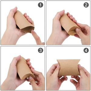 CSMD中国メーカーYiwuサプライヤーウェディングゲスト用パーソナルラベル受け入れ枕形状カスタム黒ギフトボックス - Product Image 6