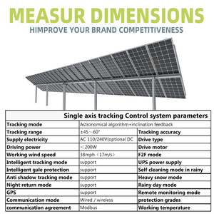 カスタマイズされた二重軸ソーラーサントラッカー新しい自動システム有利な価格重い処理サービス切断 - Product Image 6