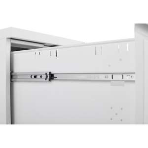 Stahl Büro Weißmetall Akten speicher Mobiler Sockel Akten schrank Hochwertige 2 Schubladen Schlüssels chloss Büromöbel Modern - Product Image 5