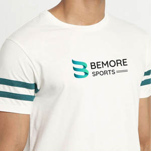 Camiseta de Tela de Primera Calidad para Hombre, el Mejor Diseño, 100% Algodón, Precio al por Mayor, MOQ Bajo, la Mejor Camiseta de Tela en Venta - Product Image 4