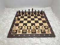 Échiquier en Ébène de Haute Qualité 54CM avec Roi de 3,8 Pouces, Jeu d'Échecs de Luxe Fait Main, Marque RUNAN, Directement de l'Usine