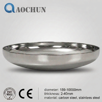 Têtes de réservoir torisphériques en acier inoxydable 304 316 pour réservoirs de propane sous pression, vente en gros d'usine