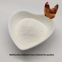 Prémélange d'éléments traces pour l'alimentation animale : Protéines minérales aquatiques chélatées, Zn, Fe, Cu, Mn, Se, Cr, pour crabes et crevettes