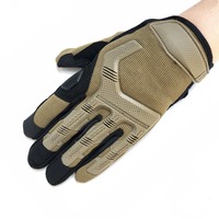 Ventes directes d'usine Taille unique Fit All Thm Warm Tactical Heavy Airsoft Gloves Leather Finger
