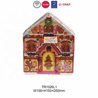 Boîte en métal attrayante JH pour biscuits, chocolats et jouets de Noël pour enfants