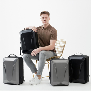 Sac à dos de moto imperméable pour ordinateur portable de 18 pouces, sac à dos de moto à coque rigide, serrure à code pour jeux - Product Image 3