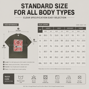 T-shirt en coton 285G pour hommes, style vintage délavé, imprimé graphique, coupe oversize, streetwear, fournisseur OEM, vente en gros - Product Image 6